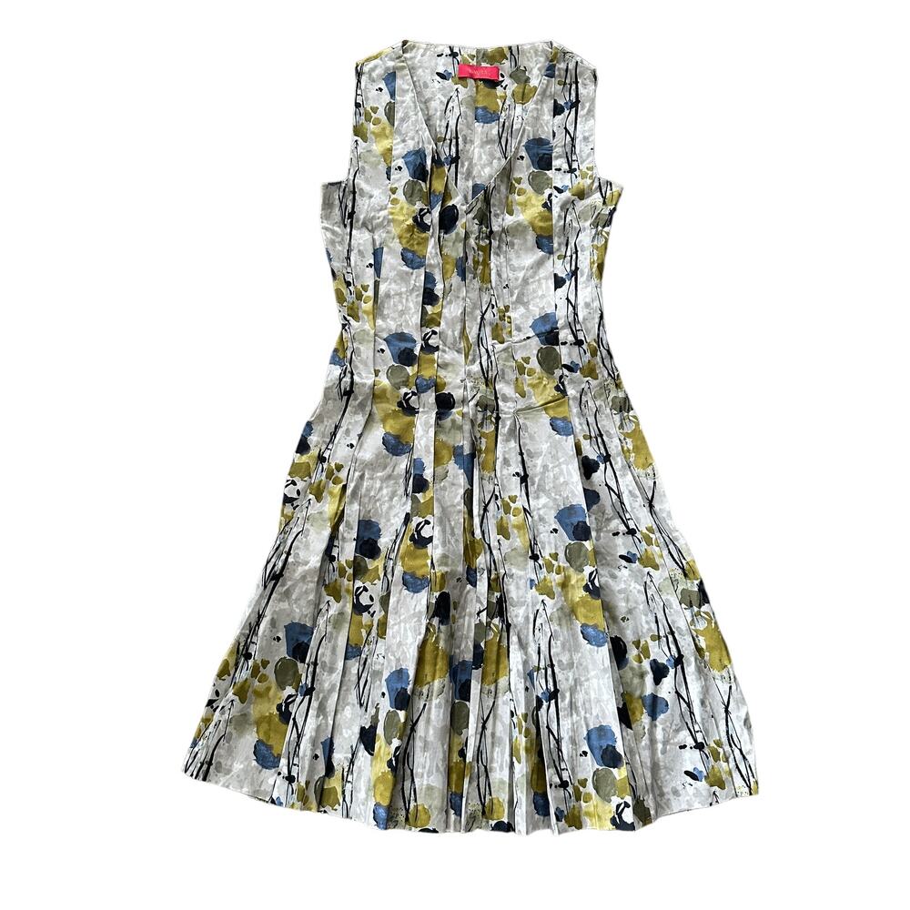 Lavia Floral Pleated Midi Dress